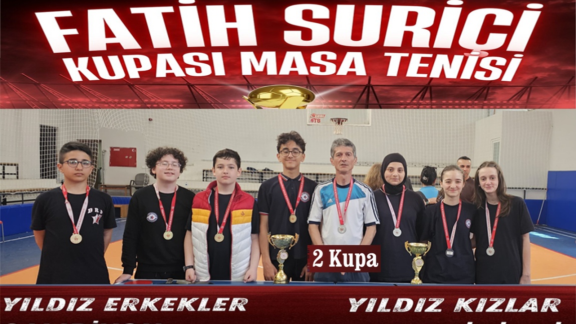Suriçi Masa Tenisi Kupası BRP’nin